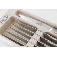 Coffret 6 couteaux à steak Lame dentée Laguiole inox - Visuel 2